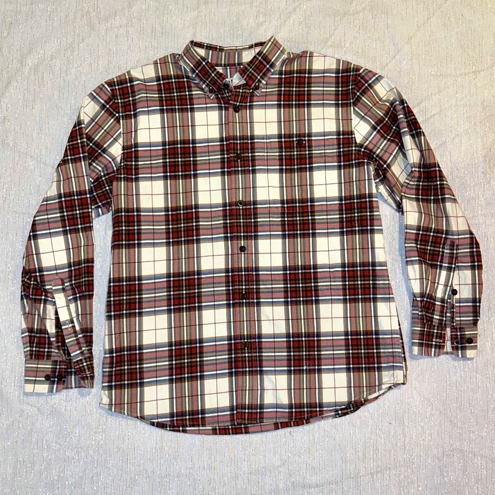 NEW Orvis plaid shirt Men's L
